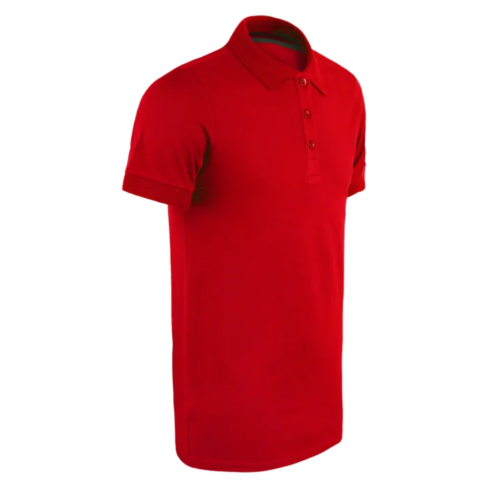 NOVA Classic Yaka Tee – Kırmızı - Görsel 2
