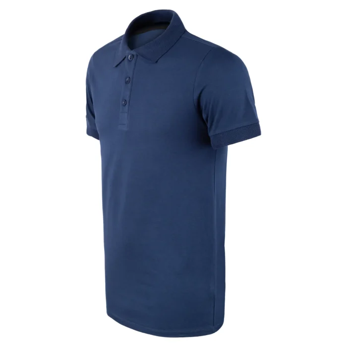 NOVA Classic Yaka Tee – Lacivert - Görsel 4