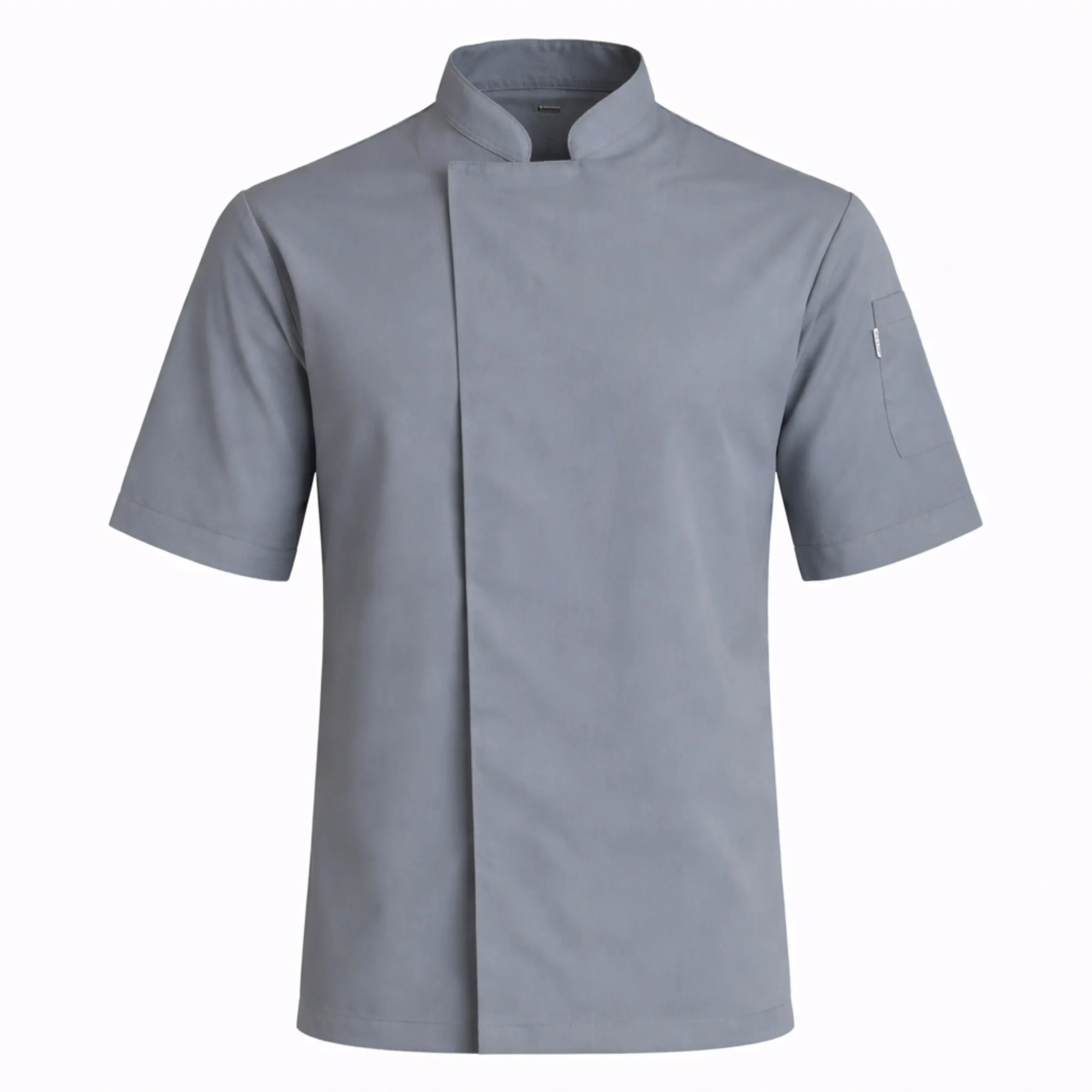 cheff-tekne-yat-erkek-aşçı-ceketi-füme-2 Lusso – Füme Cheff Ceketi - Görsel 1