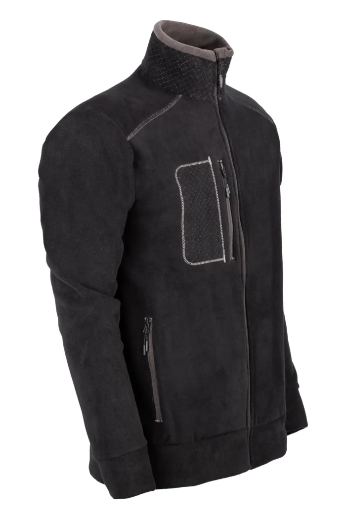 Caldo Siyah Polar Ceket - Görsel 3